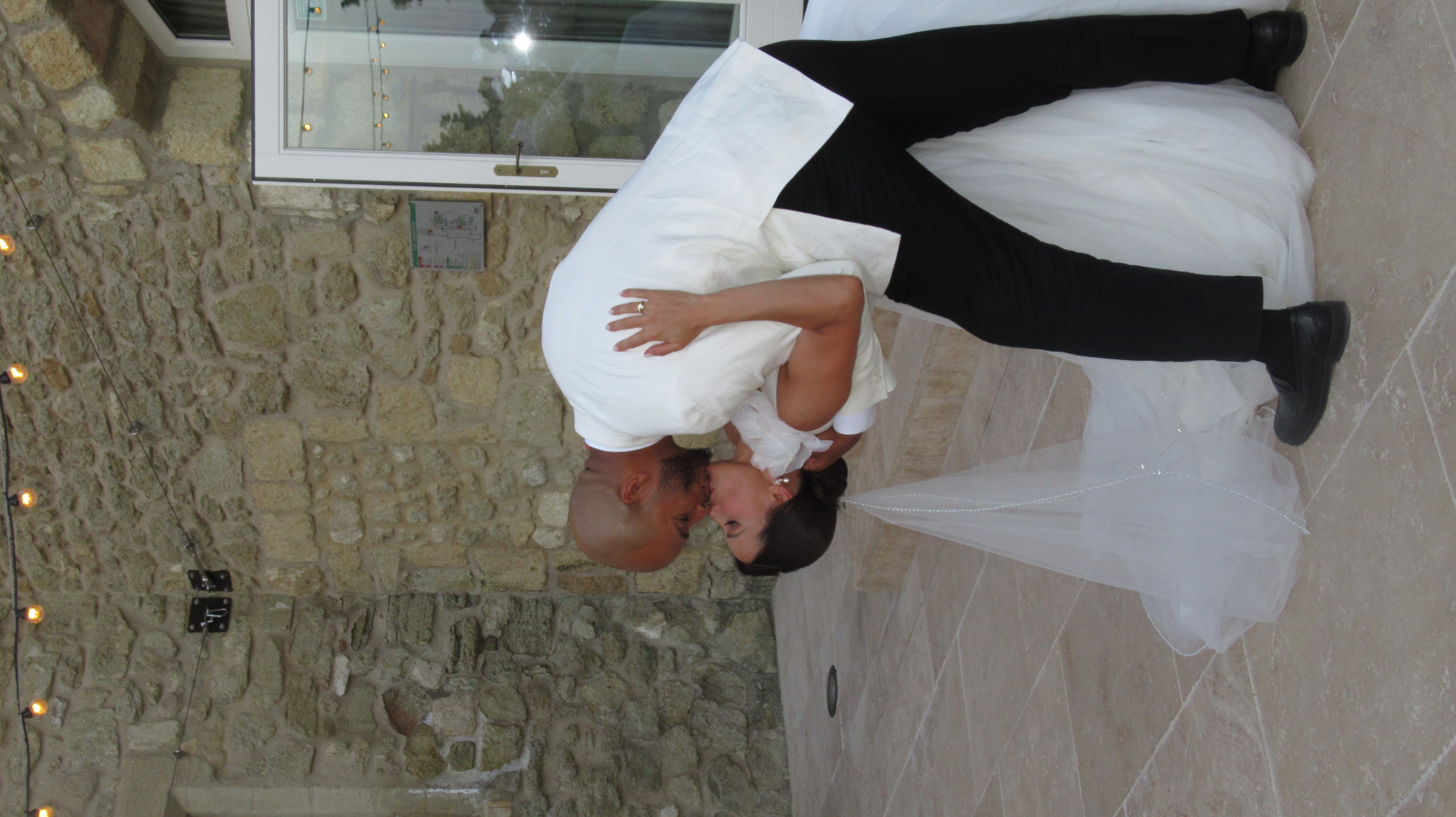 Uploaded wedding photo