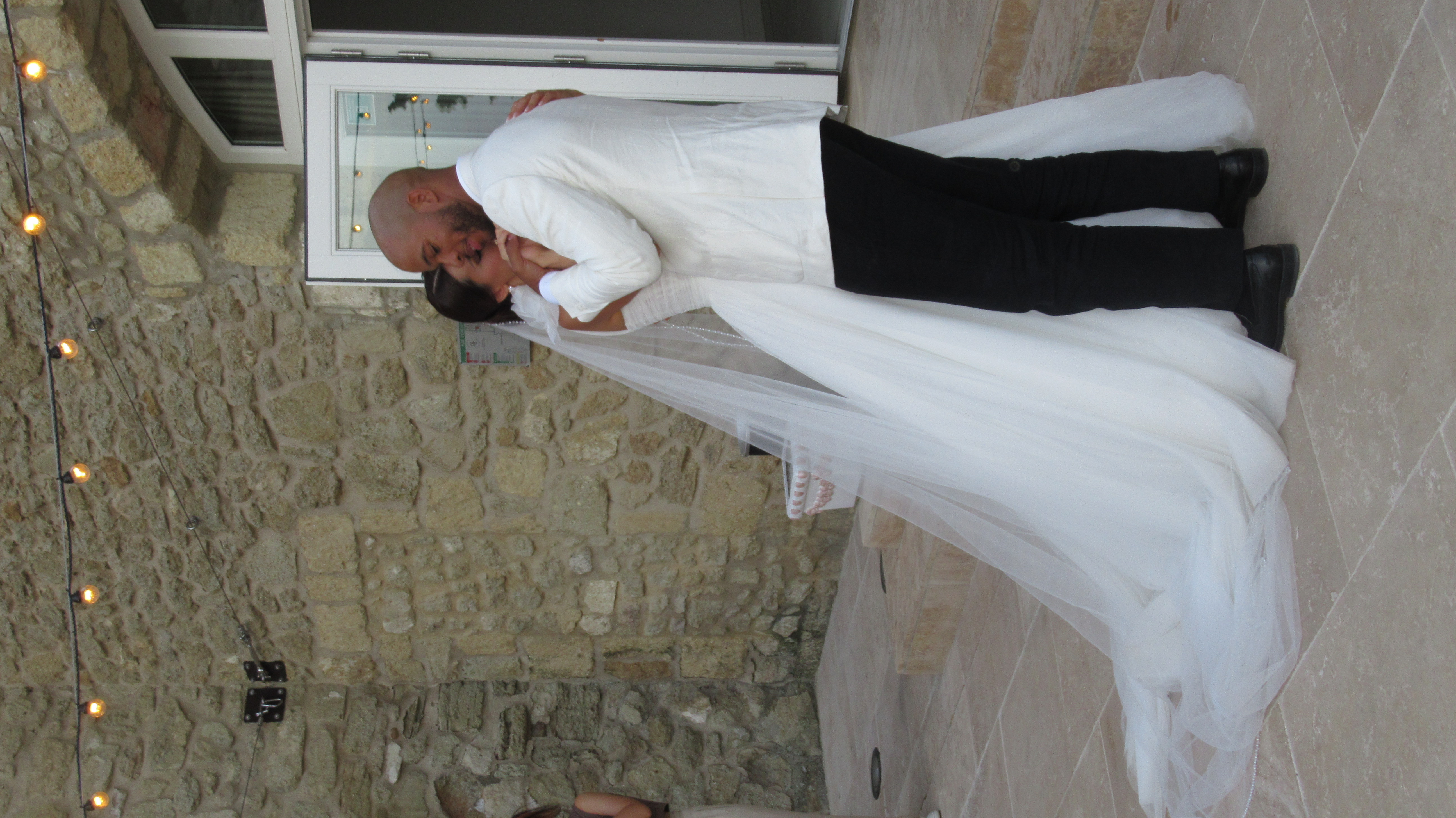 Uploaded wedding photo