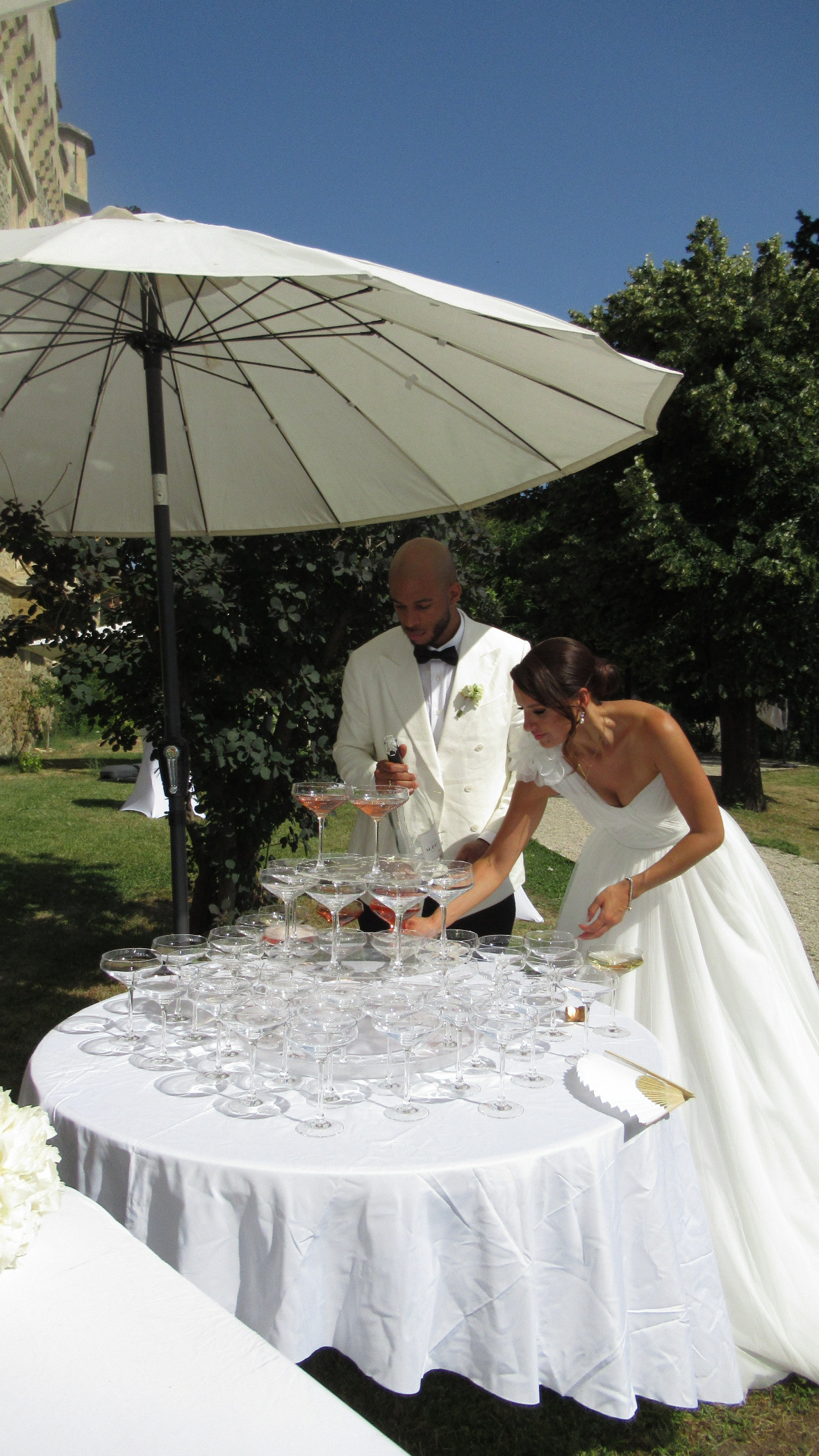 Uploaded wedding photo