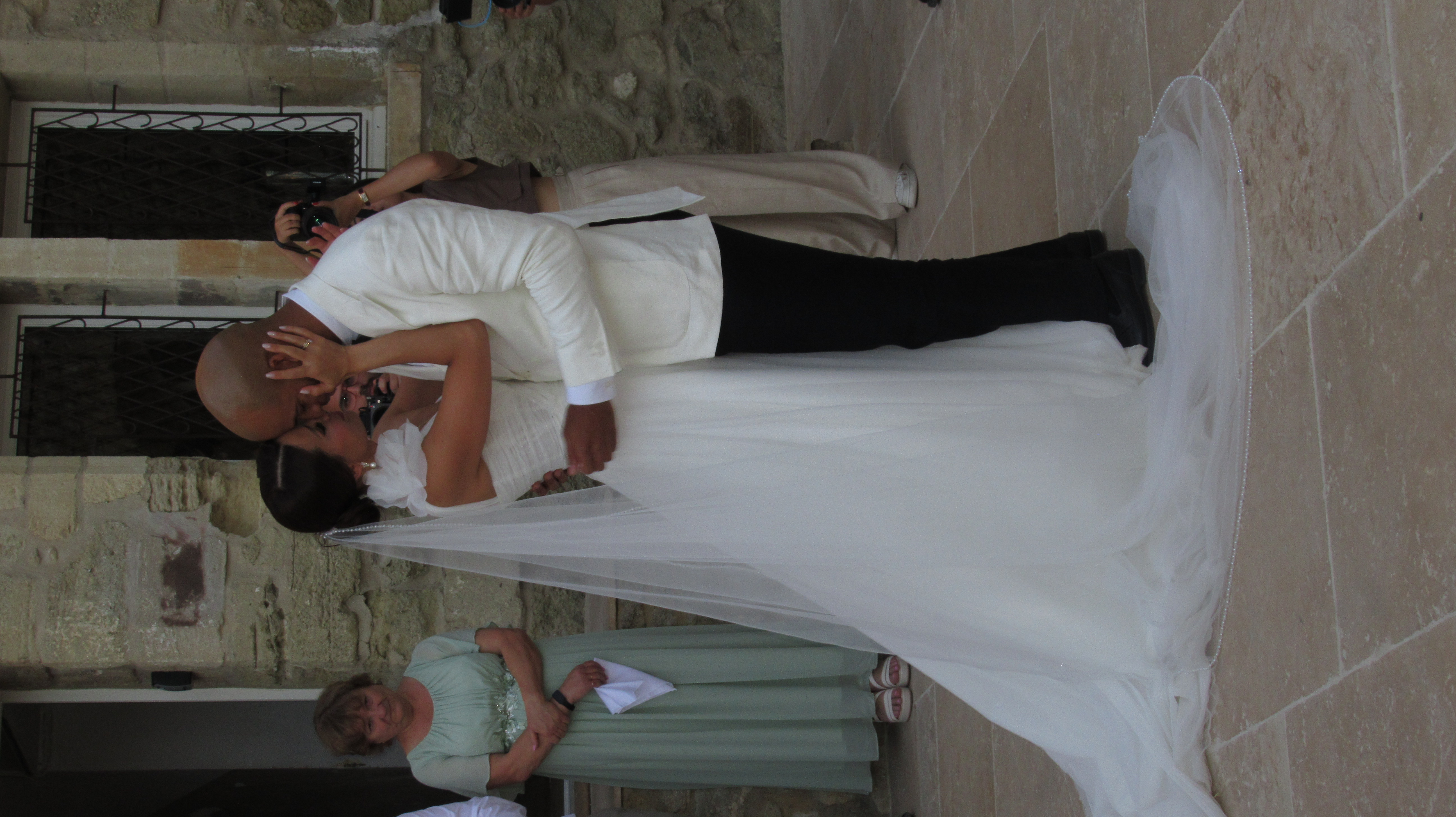 Uploaded wedding photo