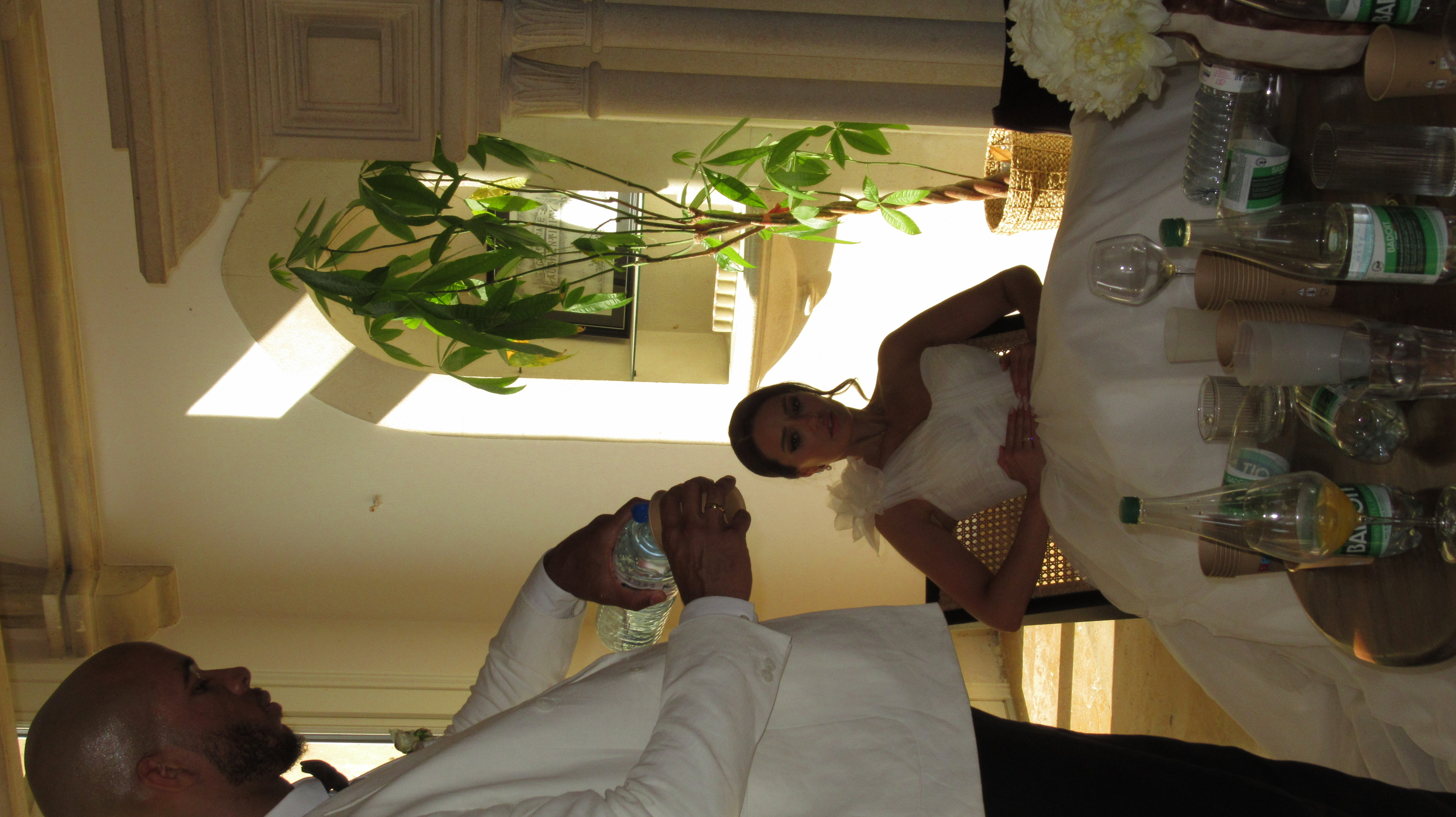 Uploaded wedding photo