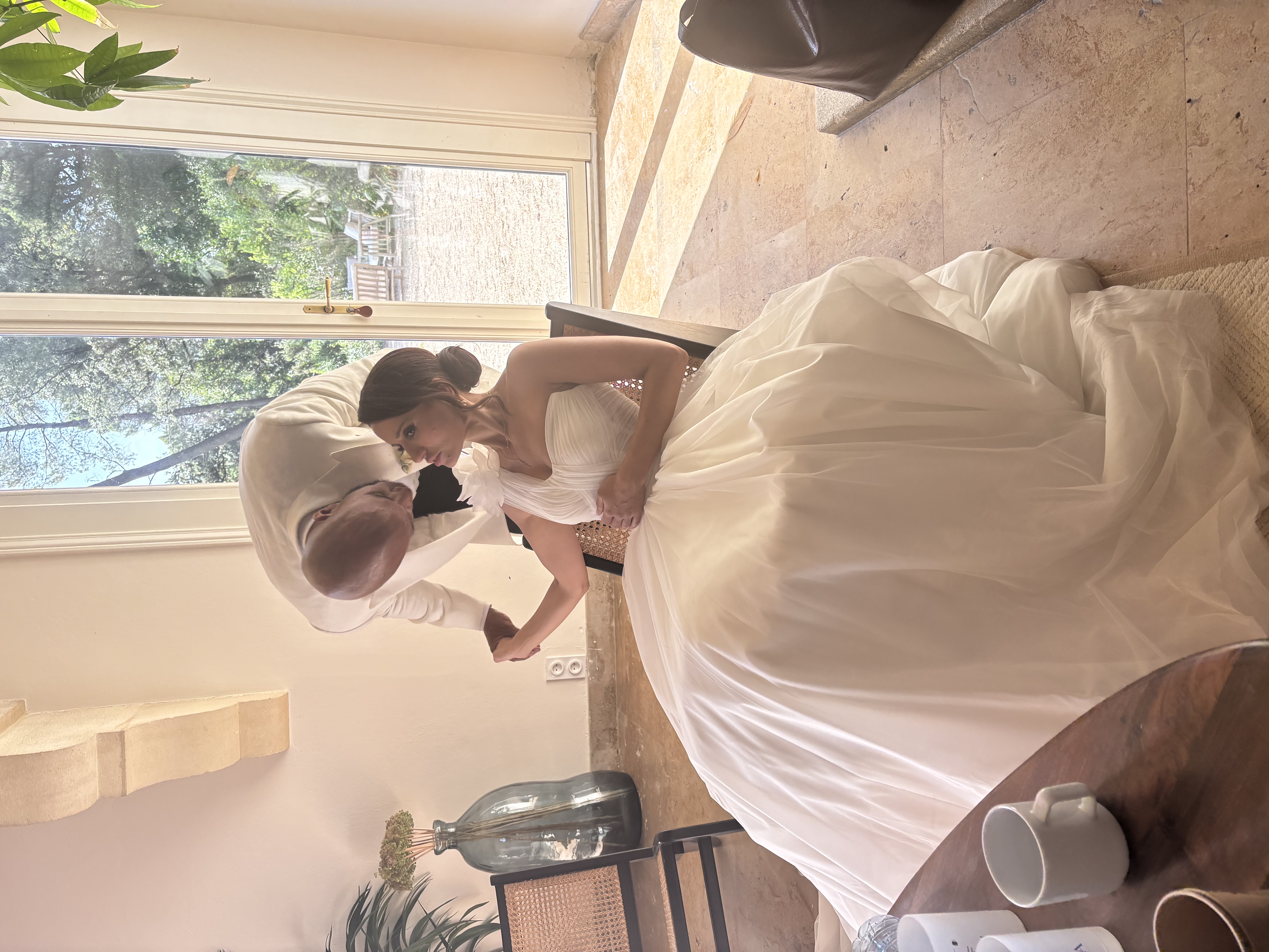 Uploaded wedding photo