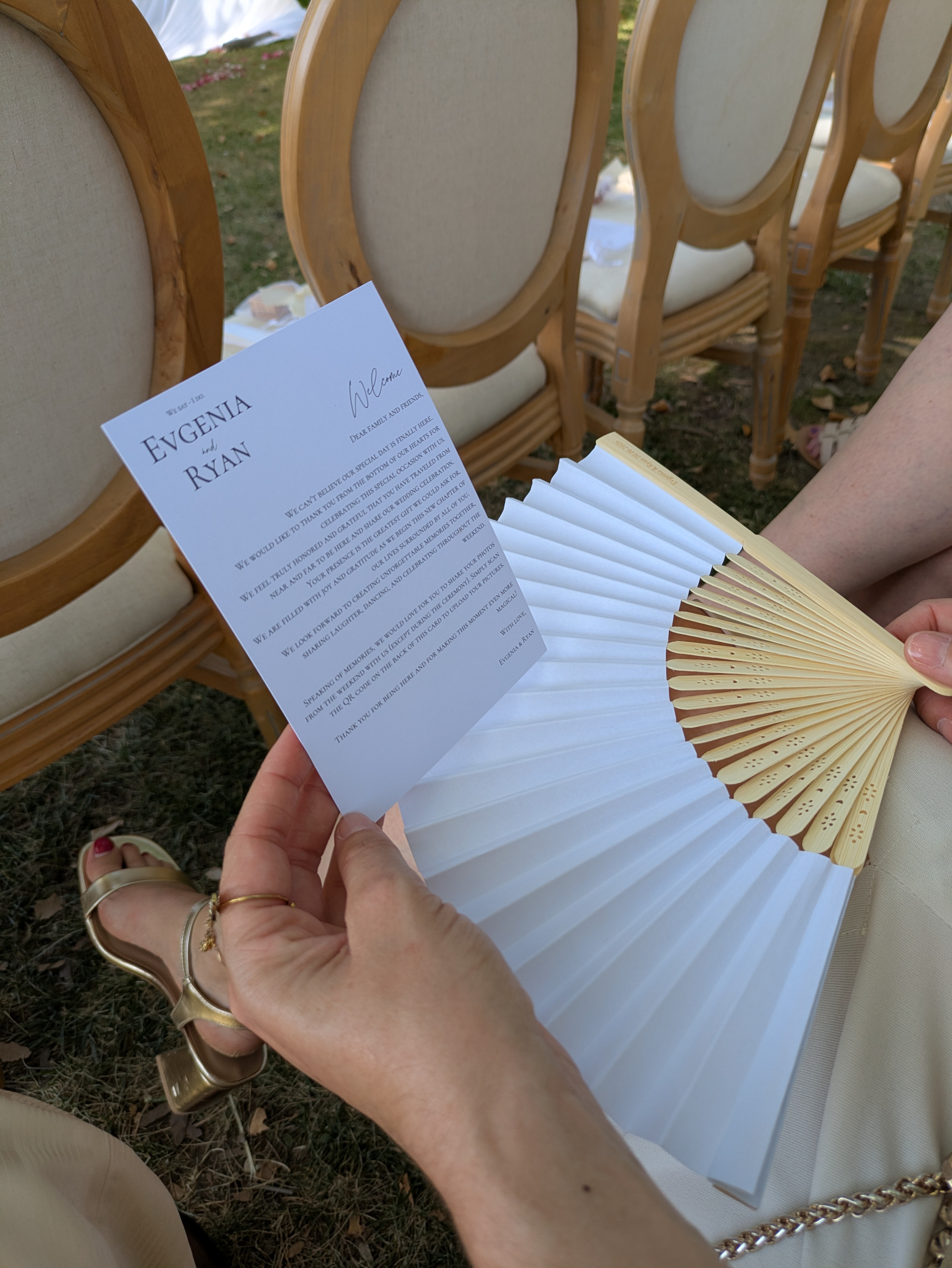 Uploaded wedding photo