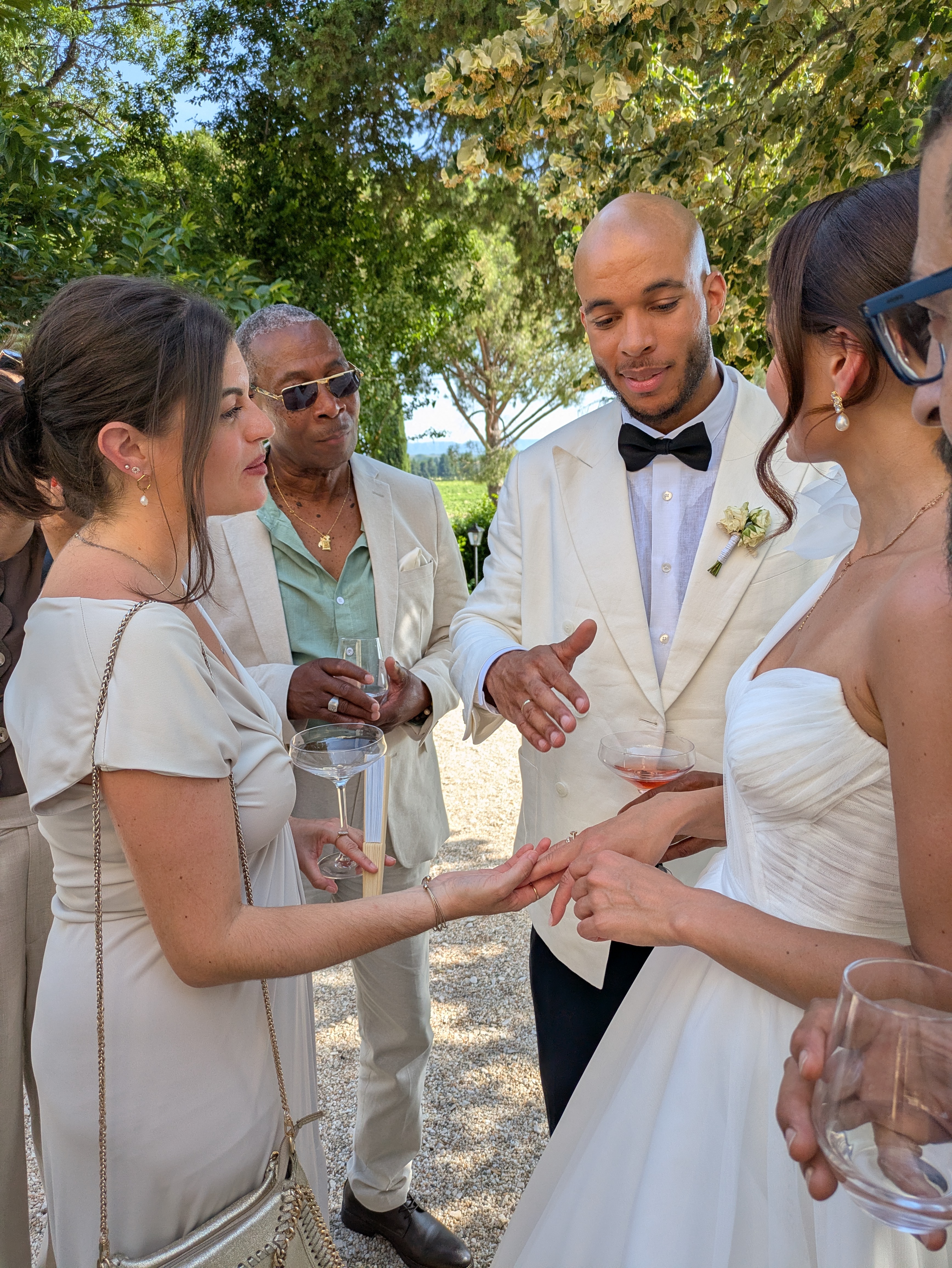Uploaded wedding photo