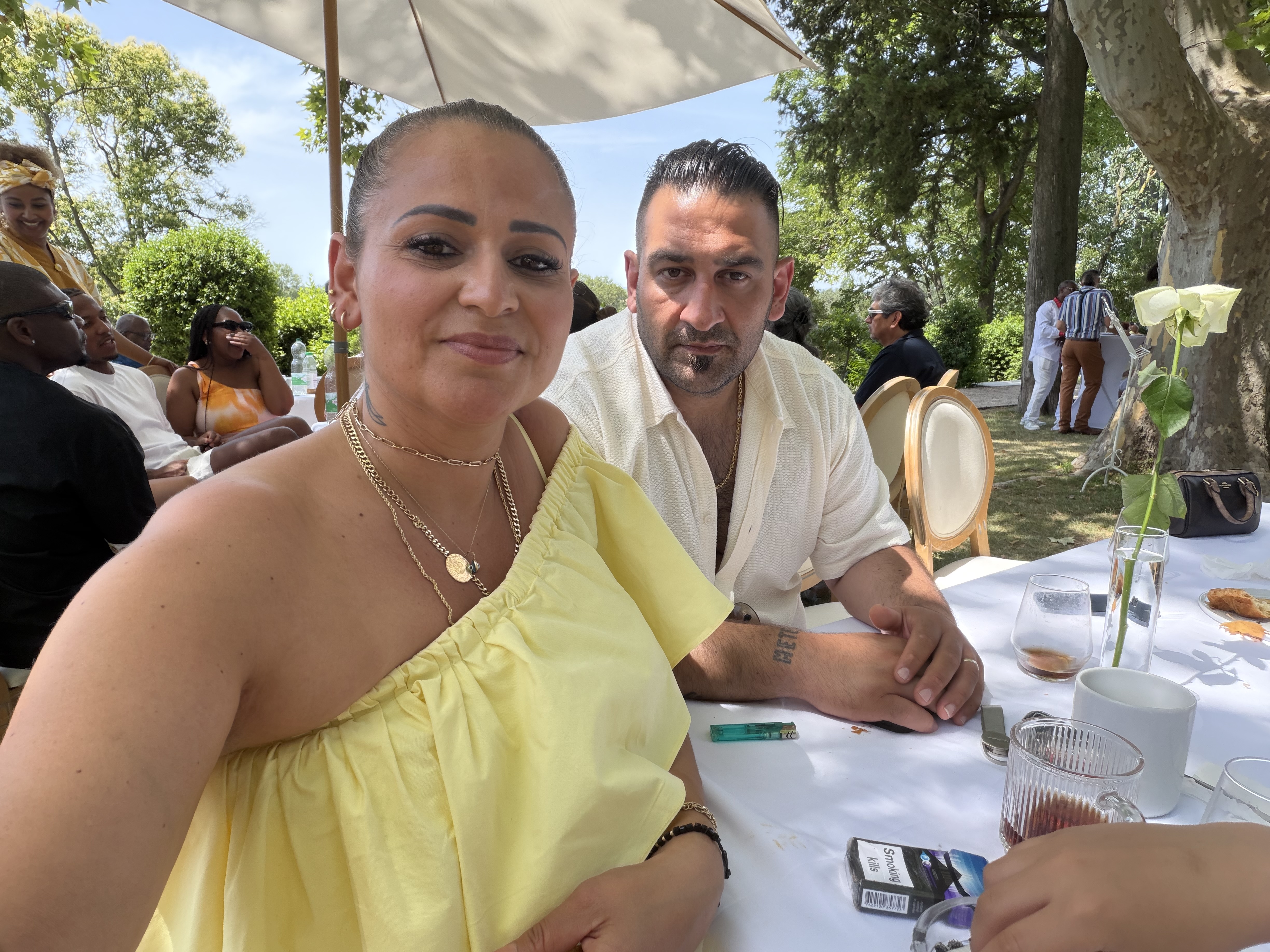 Uploaded wedding photo