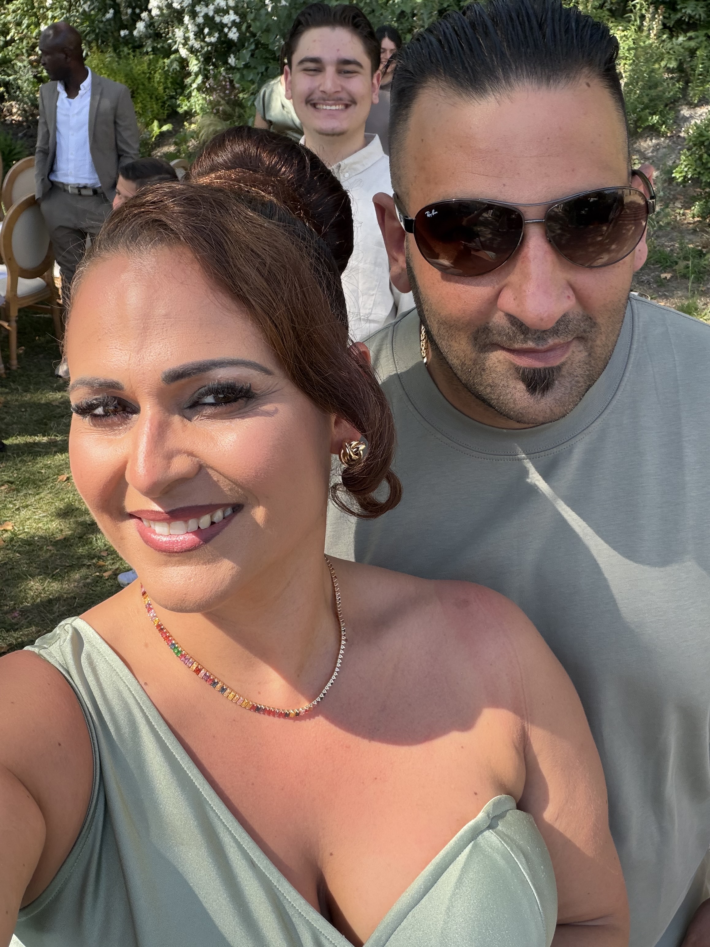 Uploaded wedding photo